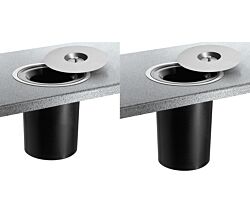 WESCO Ergo-Master für Einbau in die Arbeitsplatte / DASSA / Mülleimer / Küchenabfallsammler