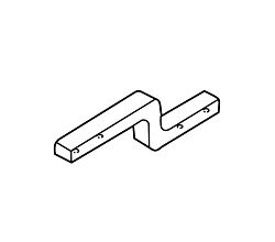 WESCO M7091012-1 Deckelverbinder für Ökontainer Junior DT / Verbindungsbrücke