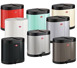 WESCO ÖKOSAMMLER 170 mit 30 (2x 15) Liter Volumen und Fußtritt / 2-fach Trennung / Mülleimer