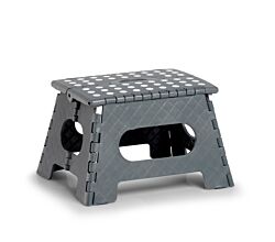 ZELLER Klapphocker 13031 aus Kunststoff, anthrazit / Tritt / Klappstiege