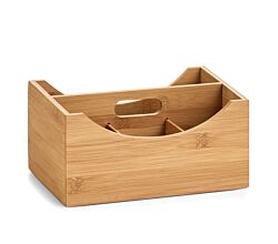 ZELLER Ordnungsbox 13336 mit Griff, Bambus und MDF / Organizer