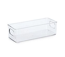 ZELLER 14751 Aufbewahrungsbox 25,5 x 9,5 x 7,6 cm, Kunststoff / Kunststoffbox