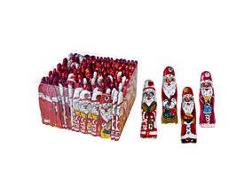 140er SET Weihnachtsmännchen 7,5 cm, lose 5,5 g / Schokolade / Weihnachten / Weihnachtsmänner