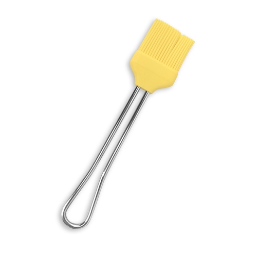 Küchenpinsel mit Edelstahlgriff 22 cm gelb / Silikonpinsel / Grillpinsel / Backp - Picture 1 of 1